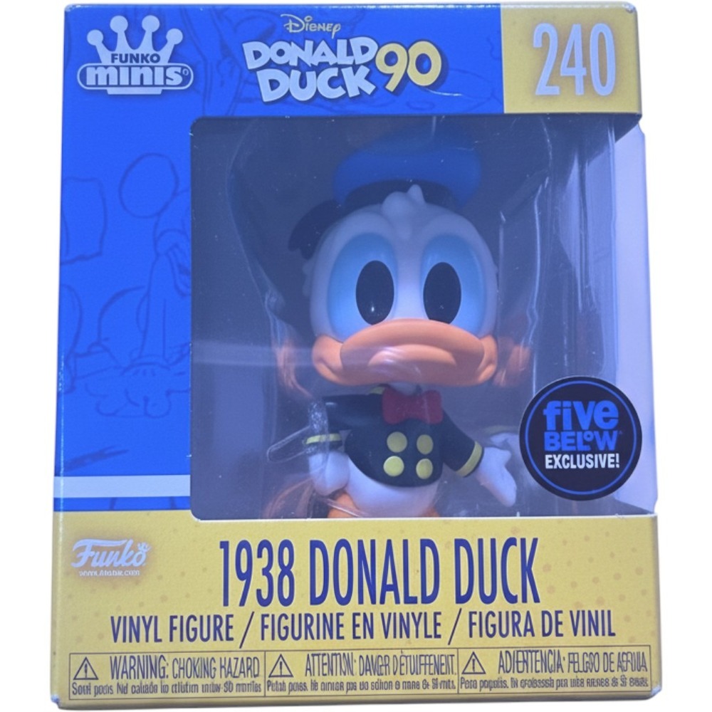 Funko Minis Disney Donald Duck 90th Anniversary 1938 Figure 240 Five Below Excl